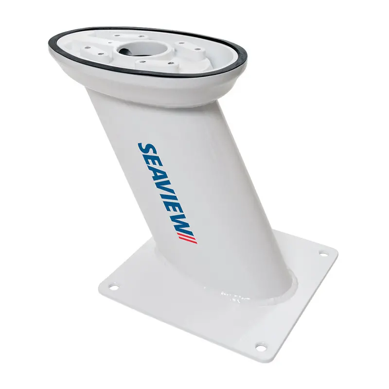 Seaview Pma-1210-M2 12-Inch Aft-Raked Modular Mount With 10×10 Base – Designed For Large Satellite Domes (18″ Top Plate Required) 1
