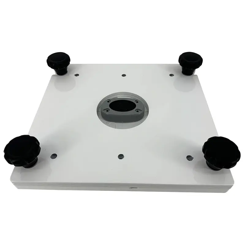 Seaview Removable Pedestal Mount Base With 10" × 10" White Aluminum Plate [Pmrb10] 1