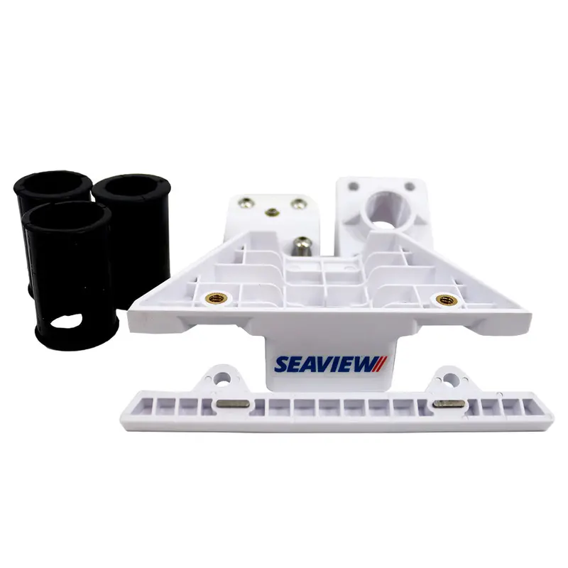 Seaview Starlink Mini Mount Kit – Adjustable Rail Bracket For 1"–1¼" Rails + 1"–14 Threaded Base 1