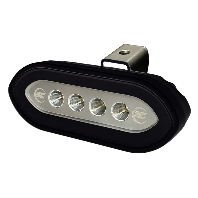 Shadow-Caster Bracket-Mount Spreader Light – Black Housing, Cool White Output [Scm-Slb4X-Gw-Bk] 1
