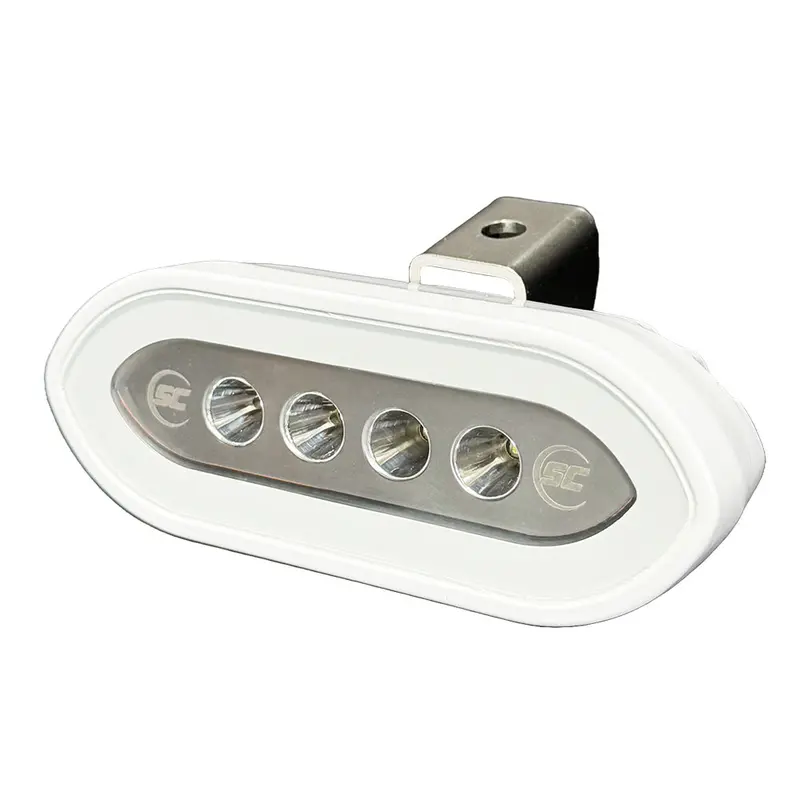 Shadow-Caster Bracket-Mount Spreader Light – White Housing, Cool White Output [Scm-Slb4X-Gw-Wh] 1