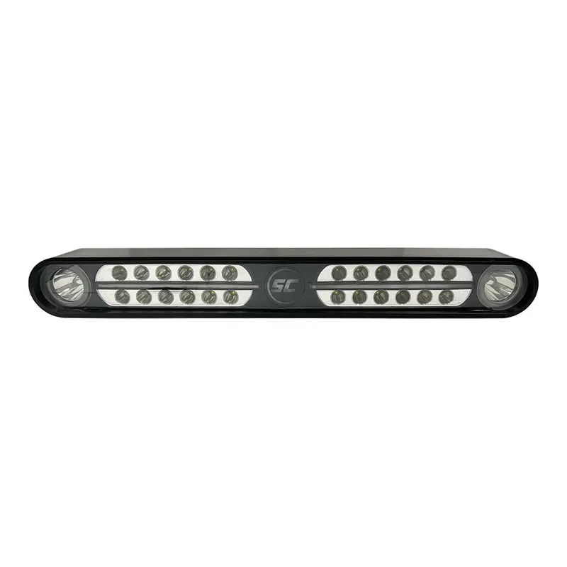 Shadow-Caster Eagle Ray Led Light Bar – Black Housing, Dual-Optic Beam Pattern 1
