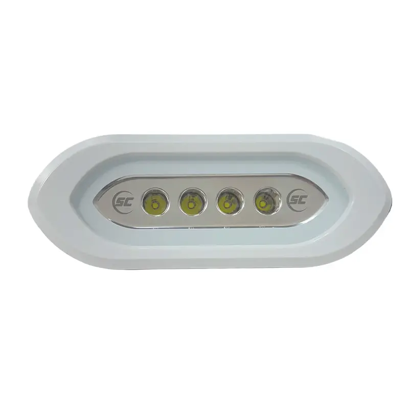 Shadow-Caster Flush-Mount Spreader Light – White Housing, Cool White [Scm-Slf4X-Gw-Wh] 1