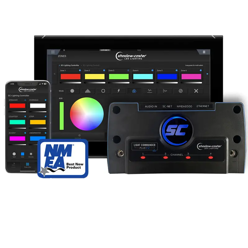 Shadow-Caster Light Commander V2 – 6-Zone Nmea 2000 Lighting Controller With Wi-Fi, Bluetooth & Ethernet [Scm-Lc-N2K-Plus-V2] 1