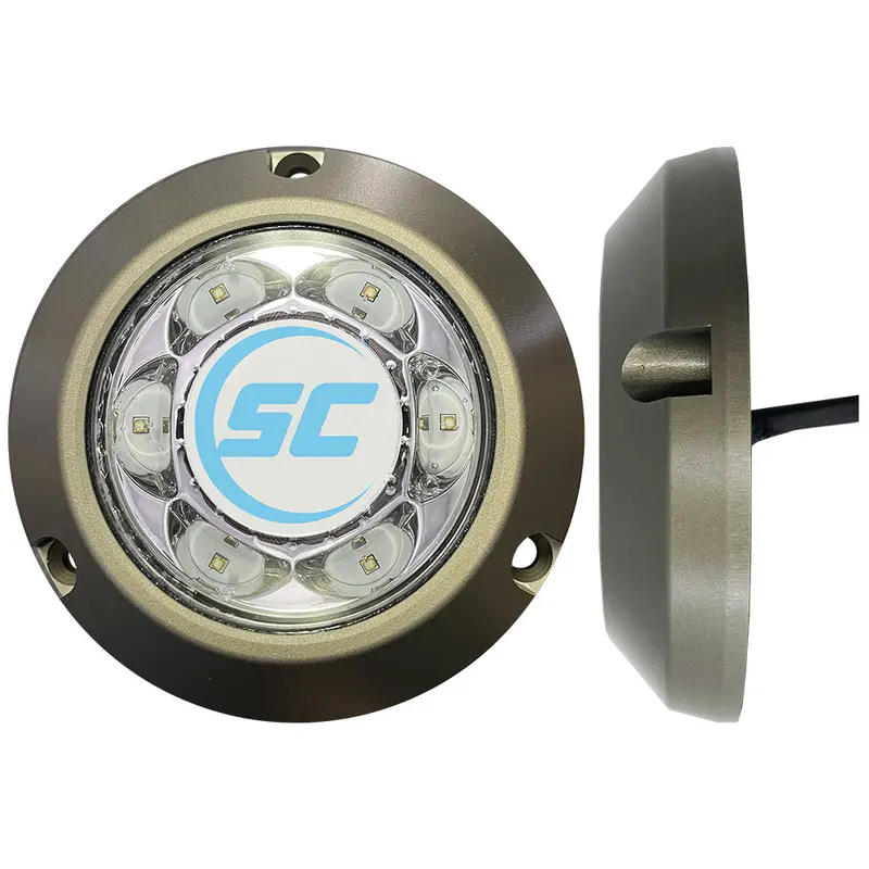 Shadow-Caster Sc3 Underwater Led Light – Great White Color – Aluminum Housing, Smart Mode – Sc3-Gw-Alsm 1