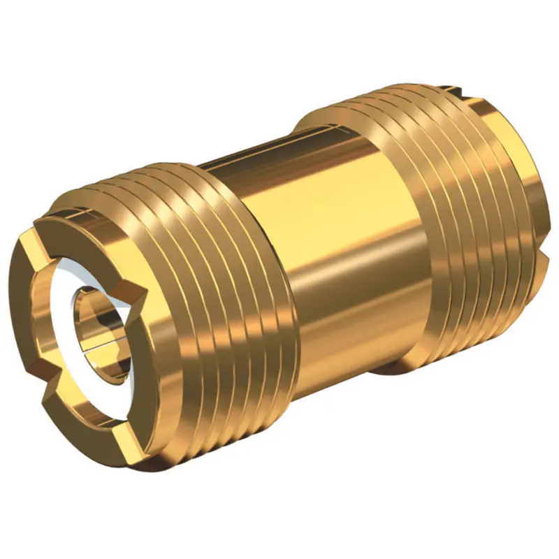 Shakespeare Pl-258-G Gold-Plated Barrel Connector For Coaxial Cables 1