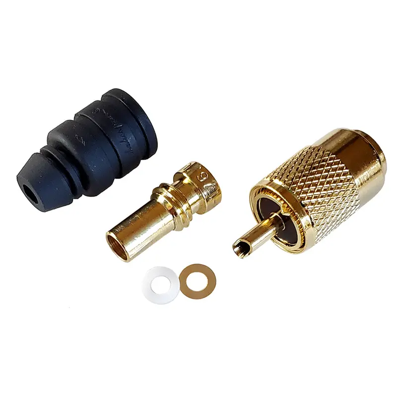 Shakespeare Pl-259-8X-G Solder-Type Uhf Antenna Connector Kit For Rg-8X Coax 1