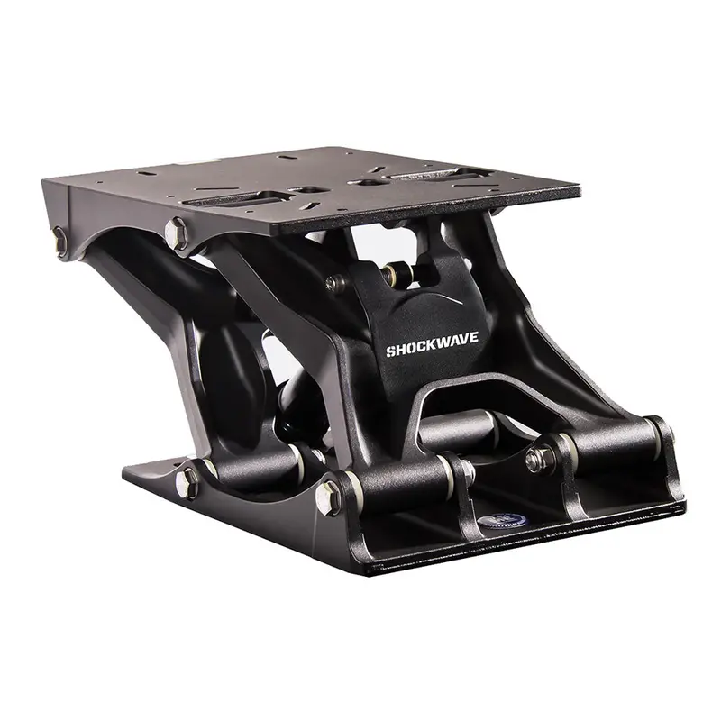 Shockwave S5-Al Suspension Base – Black Powder-Coated Aluminum 1
