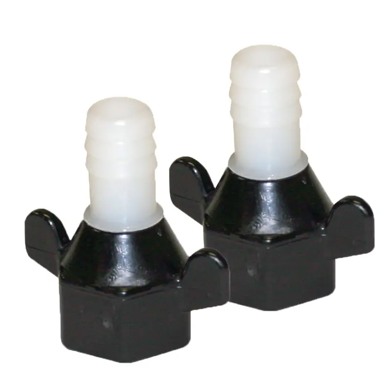 Shurflo 1/2" Barb To 1/2" Npt-F Straight Fitting With Wingnut – Pack Of Two 1