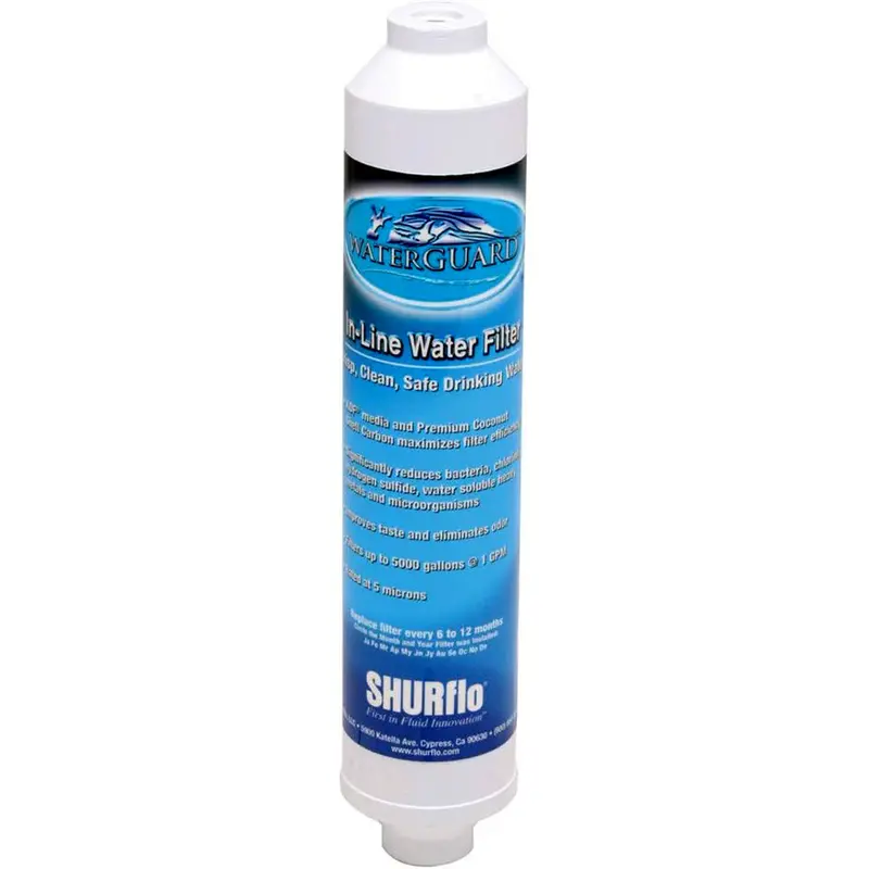 Shurflo 94-009-50 Universal 10-Inch Inline Filter Housing Kit 1