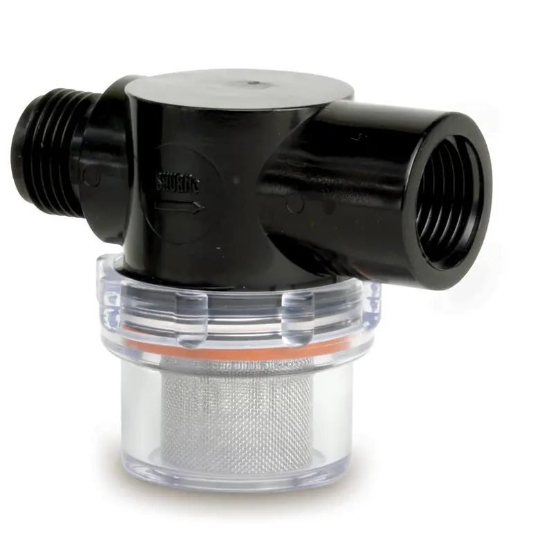 Shurflo Pentair Twist-On 1/2" Npt Water Strainer – Clear Housing (255-313) 1