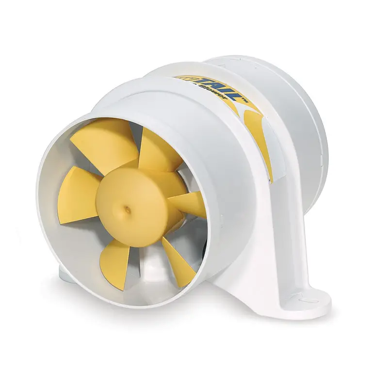 Shurflo Pentair Yellowtail 4" 12V Marine Ventilation Blower – 215 Cfm (277-4110) 1