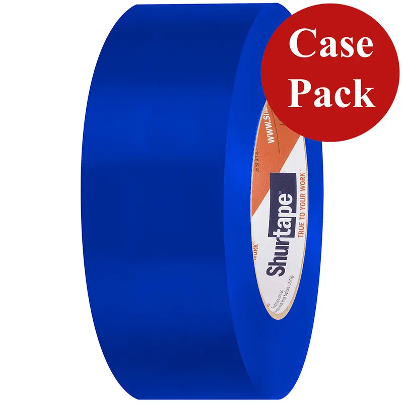 Shurtape Marine-Grade Uv-Resistant Heat Shrink Tape – 48Mm × 55M, Straight-Edge Blue – Case Of 24 Rolls [105731C] 1
