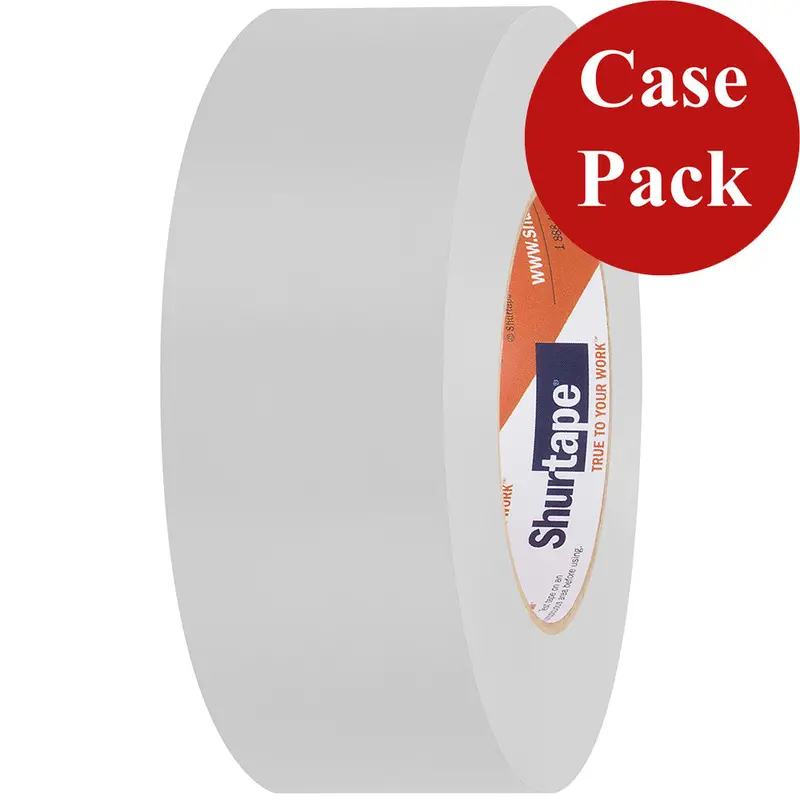Shurtape Marine-Grade Uv-Resistant Heat Shrink Tape – 48Mm × 55M, Straight-Edge White – Case Of 24 Rolls [105729C] 1