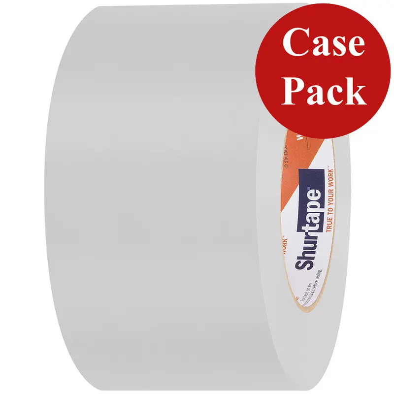 Shurtape Marine-Grade Uv-Resistant Heat Shrink Tape – 72Mm × 55M, Straight-Edge White – Case Of 16 Rolls [105733C] 1