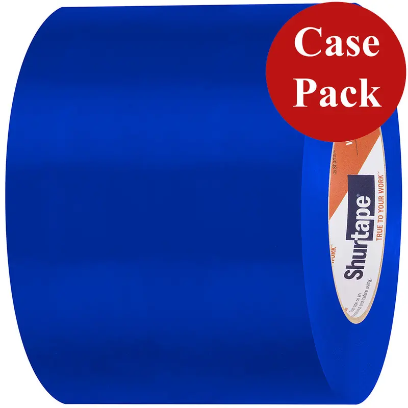 Shurtape Marine-Grade Uv-Resistant Heat Shrink Tape – 96Mm × 55M, Straight-Edge Blue – Case Of 12 Rolls [105740C] 1