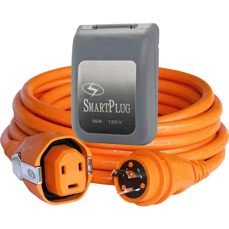 Smartplug C30503Bm30Pg 30A Twist-Type Cordset With Grey Inlet Cover (50 Ft) 1