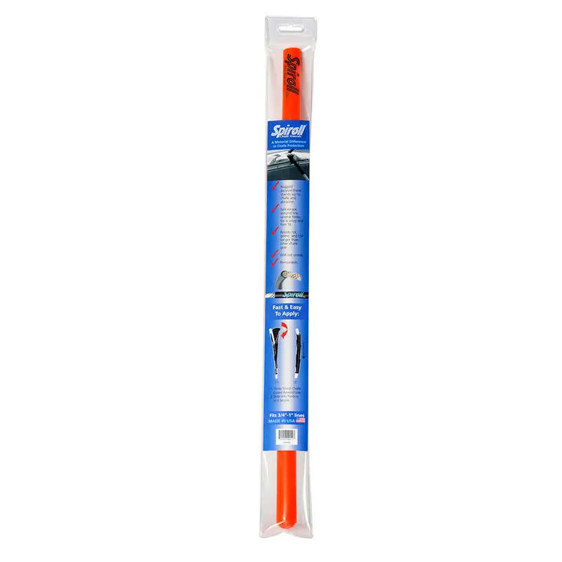 Spiroll Orange Chafe Guard – Reinforced Sleeve For Ropes Up To 3/4–1 Inch Diameter (Model Spl-24-O-Cg) 1