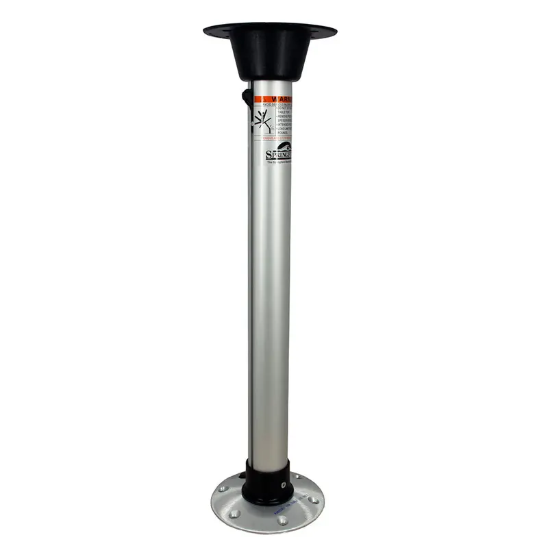 Springfield Uni-Lock Table Pedestal Package – 2-3/8" Diameter, 27" Height, White [1690727-Sl] 1