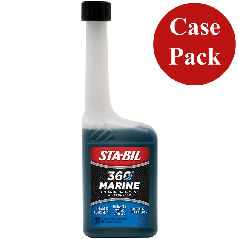 Sta-Bil 360° Marine Fuel Stabilizer – 10 Oz Bottle (Pack Of 12) [22241Case] 1