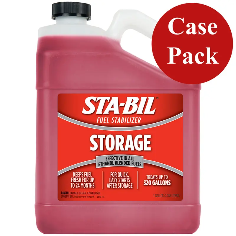 Sta-Bil Fuel Stabilizer For Extended Storage – 1-Gallon Jug (Pack Of 4) [22213Case] 1
