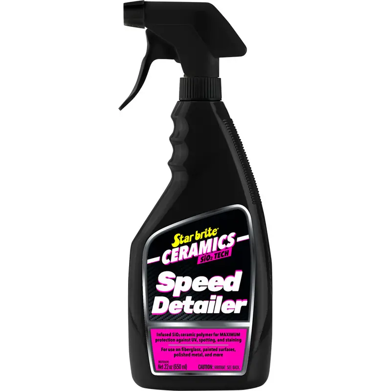 Star Brite Ceramic Speed Detailer – Sio₂-Infused Quick Shine Spray With Cherry Fragrance – 22 Oz 1