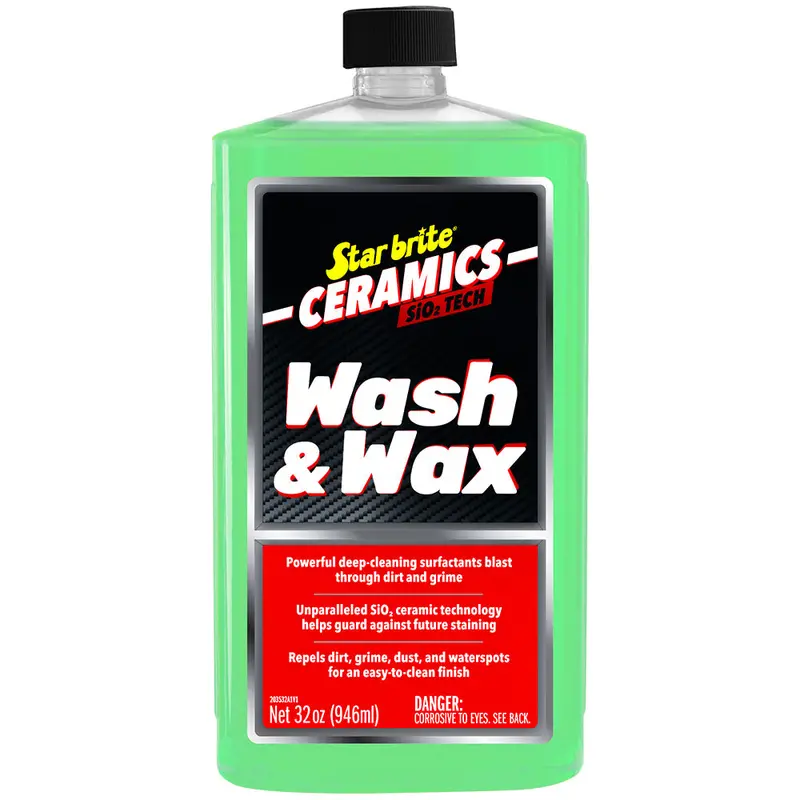 Star Brite Ceramic Wash & Wax – Watermelon-Scented All-In-One Cleaner And Protectant – 32 Oz 1