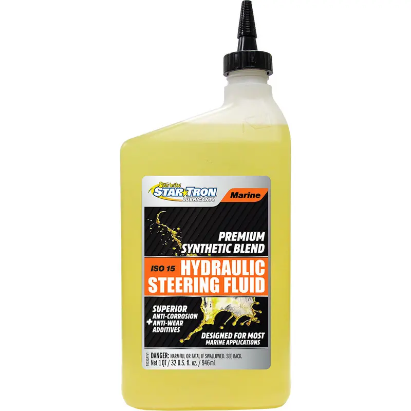 Star Brite Iso 15 Hydraulic Steering Fluid – Synthetic Marine Blend (32 Oz, Model 18532) 1