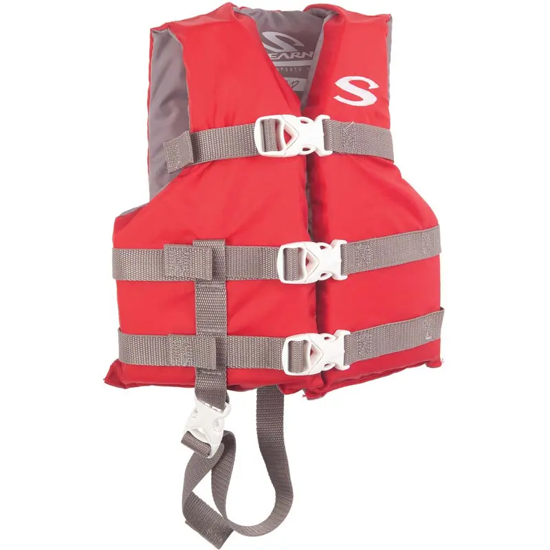 Stearns 2159439 Child Life Jacket – Classic Series, Uscg-Approved For 30–50 Lbs, Vibrant Red 1