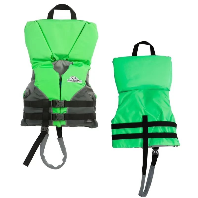 Stearns Infant Heads-Up Nylon Life Vest – Designed For Kids Under 30 Lbs, Green [2000013194] 1
