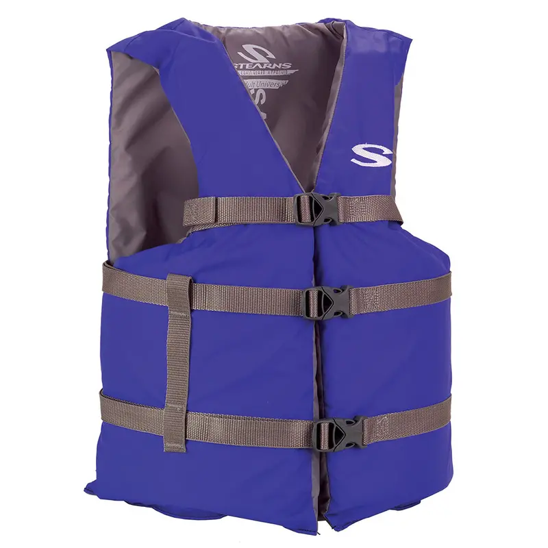 Stearns Uscg-Certified Type Iii Adult Pfd – Blue, Oversize Fit 1