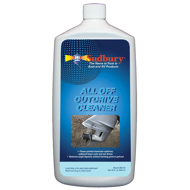Sudbury All-Off Outdrive Cleaner — Heavy-Duty 32Oz Formula For Corrosion & Mineral Removal (880-32) 1