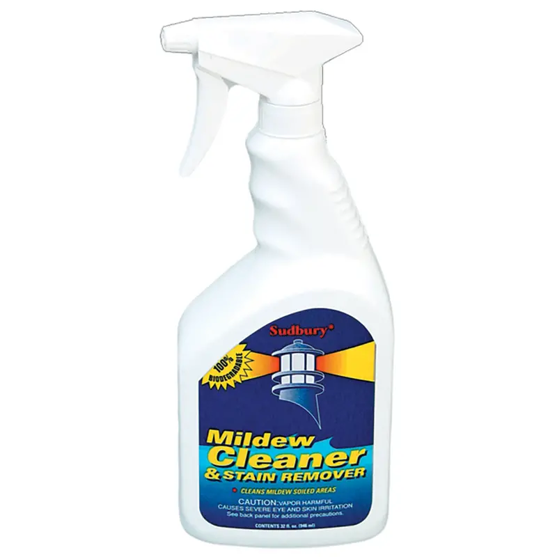 Sudbury Mildew Cleaner And Stain Remover – Fast-Acting Marine-Safe Formula (Quart, Model 850Q) 1