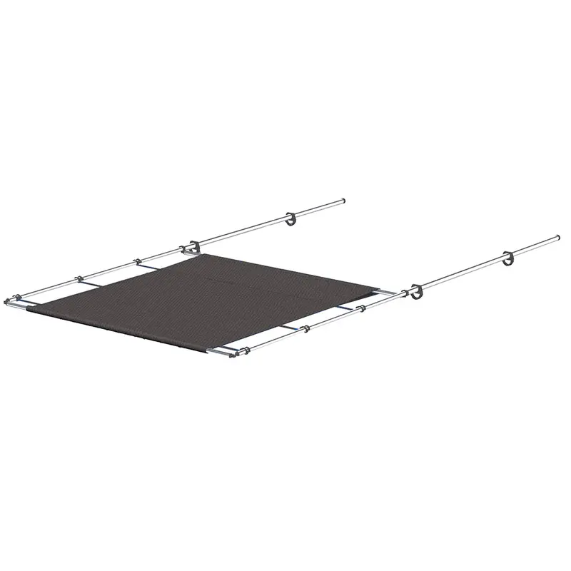 Sureshade Ptx Power Shade – 51-Inch Grey Stainless Steel Retractable Awning 1