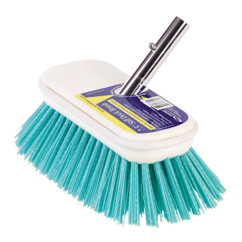 Swobbit Stiff 7.5-Inch Cleaning Brush – Green Bristles For Heavy-Duty Debris Removal 1