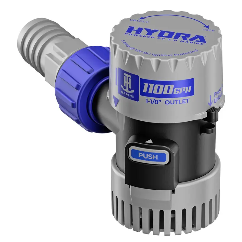 T-H Marine Hydra Cartridge-Style Bilge Pump – 1100 Gph, 12V Dc 1