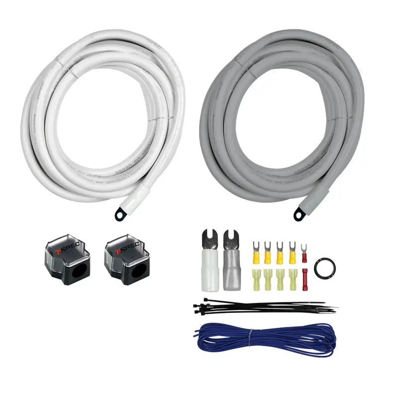 T-Spec V10 Add-A-Amp Kit — 4-Gauge, Compatible With 1/0-Gauge Wiring, Model V10-D104K 1