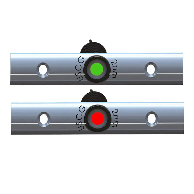 Taco Rub Rail-Mounted 4" Led Navigation Light Set – Port & Starboard With Deutsch Connector 1