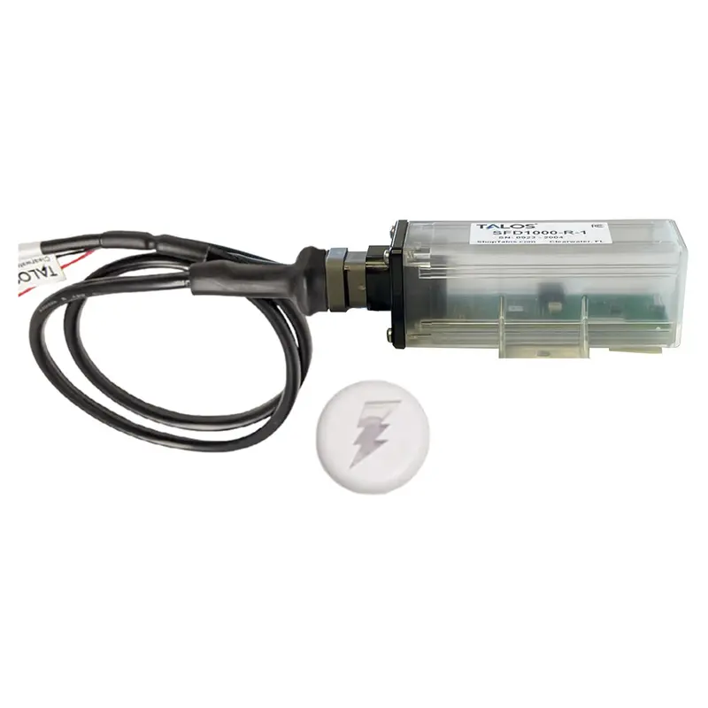 Talos Sfd1000R-T1 Lightning Detector – Remote Unit, 20' Cable, White Round Indicator With Translucent Housing 1