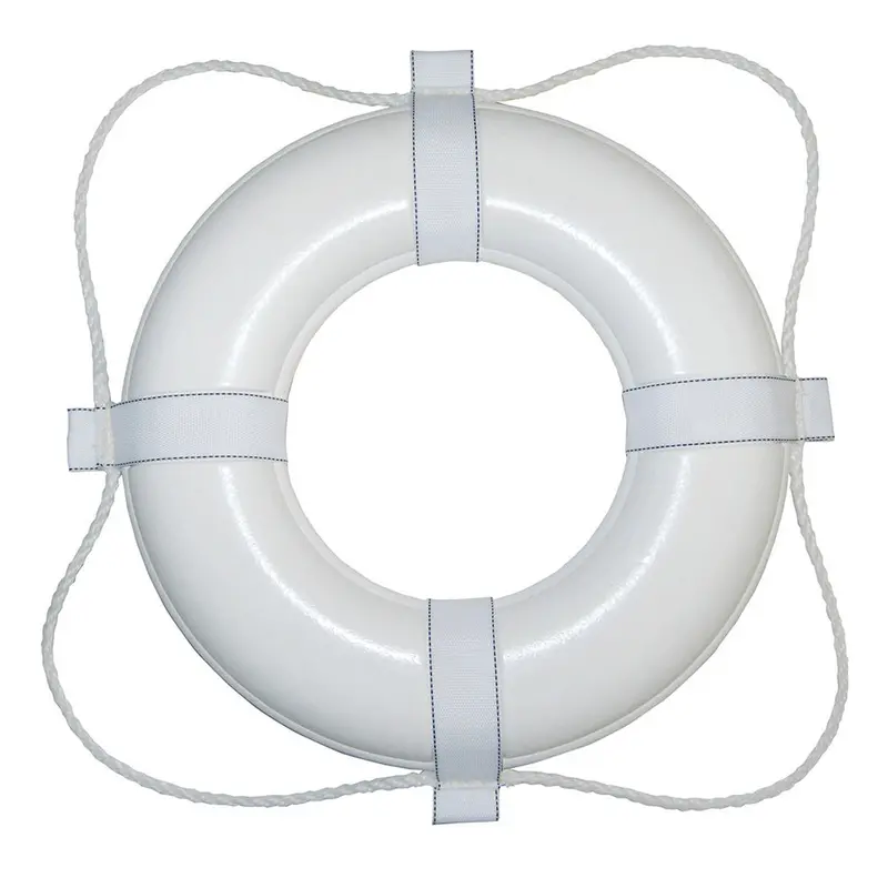 Taylor Made 20-Inch Foam Ring Buoy – White With Matching Grab Line [360] 1