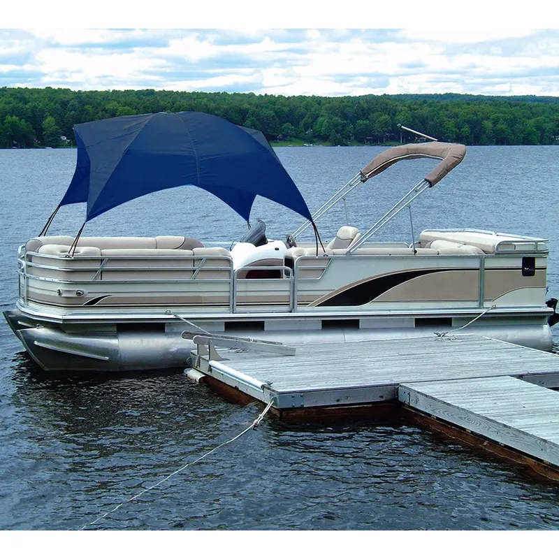 Taylor Made Navy Pontoon Gazebo Canopy 1