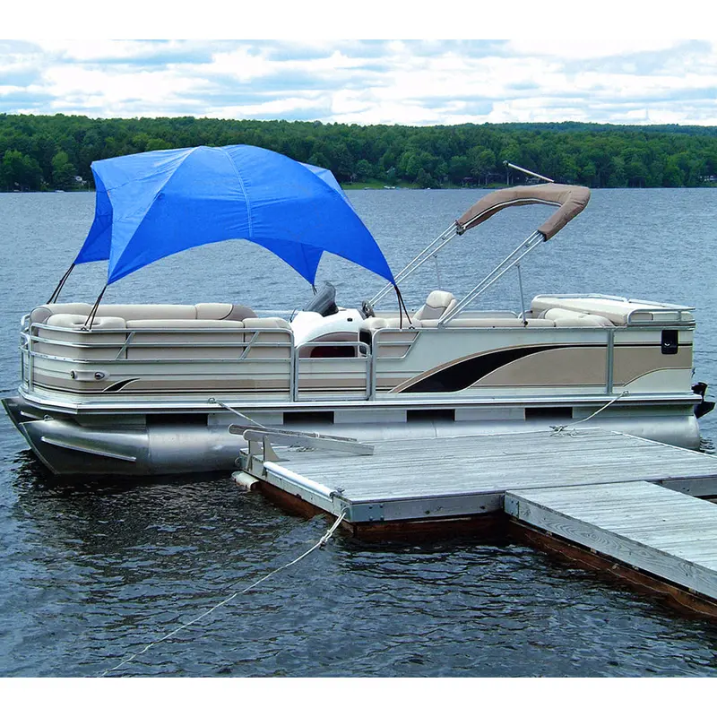 Taylor Made Pacific Blue Pontoon Gazebo Canopy 1