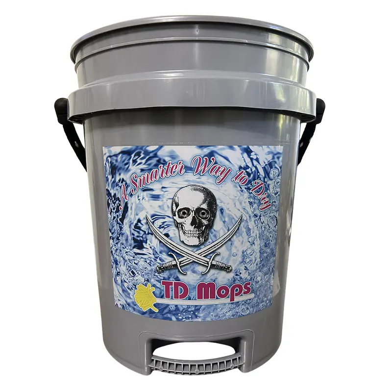 Td Mop Gray Grip Bucket – 5-Gallon Durable Utility Bucket 1