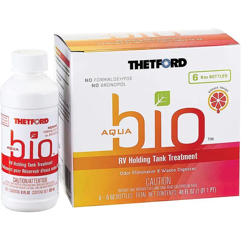 Thetford Aquabio Rv Holding Tank Treatment – Citrus Twist Scent, 6-Pack Of 8 Oz Bottles (96604) 1