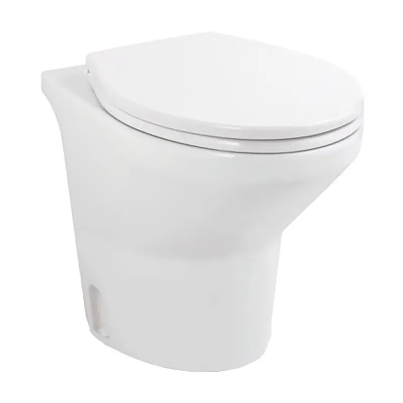 Thetford Compass Touch Toilet – High-Height, White, 24V Dc With Touch Interface [T-Com024Nw/Tsft/Na] 1