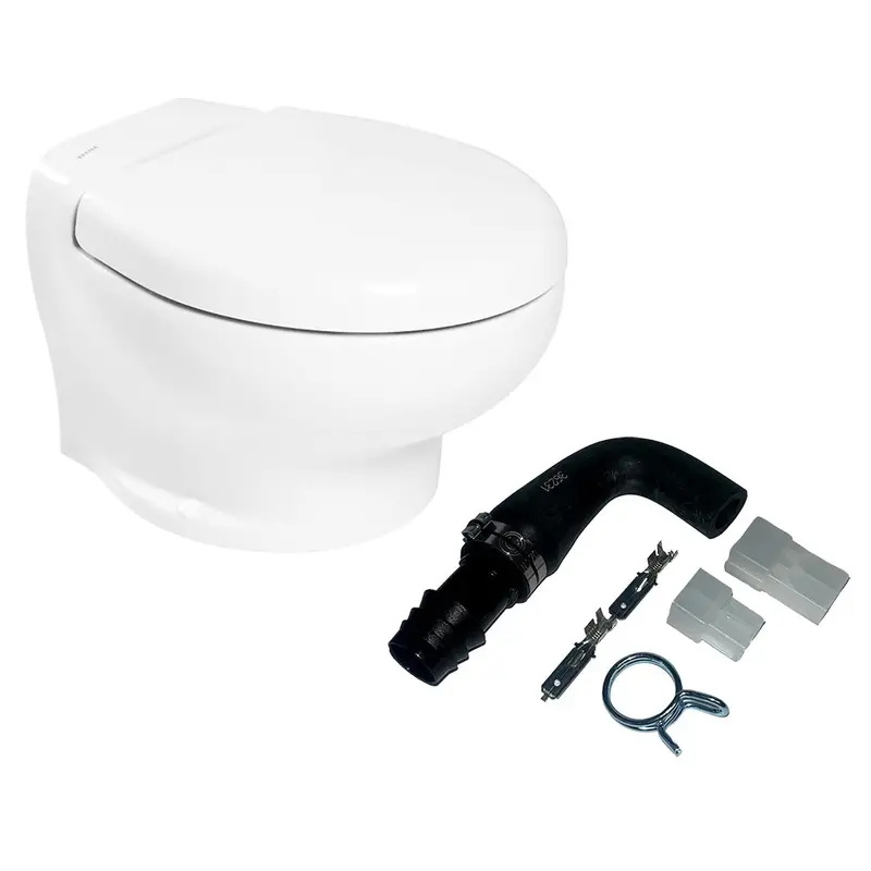 Thetford Nano Touch Compact Raw Water Toilet Kit – 12V Dc, Pump-Free Configuration [T-Nan012Pw/Tsft/Na-Rwkitnp] 1