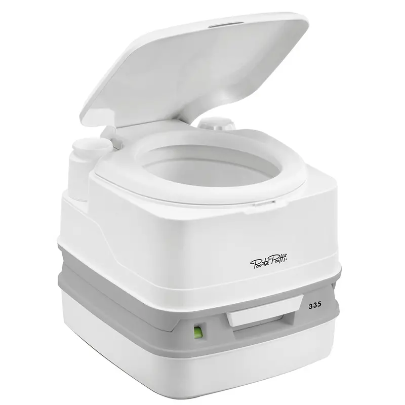 Thetford Porta Potti 335 Portable Marine Toilet With Secure Hold-Down Kit (Model 92828) 1