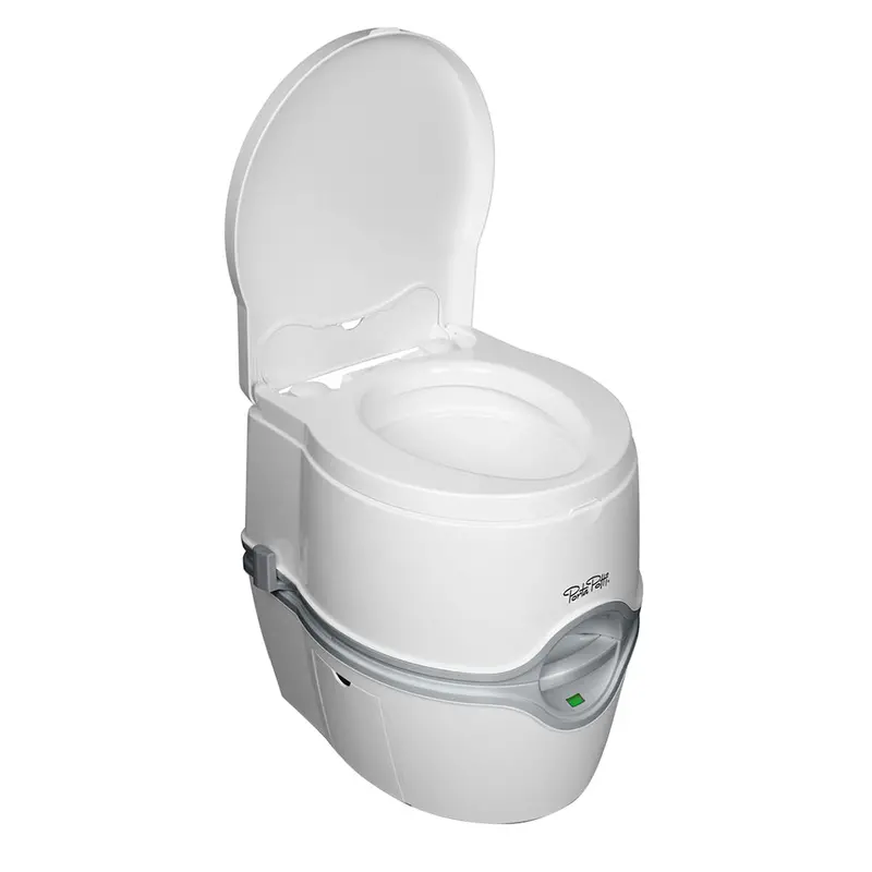 Thetford Porta Potti 565E Curve – Ergonomic Portable Toilet With Electric Flush 1