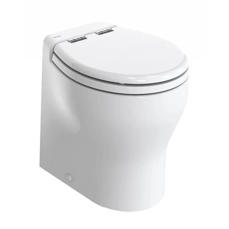 Thetford Silence 2G Rv Toilet – High-Profile, White, 24V Dc With Soft-Close Wood-Polyester Seat 1