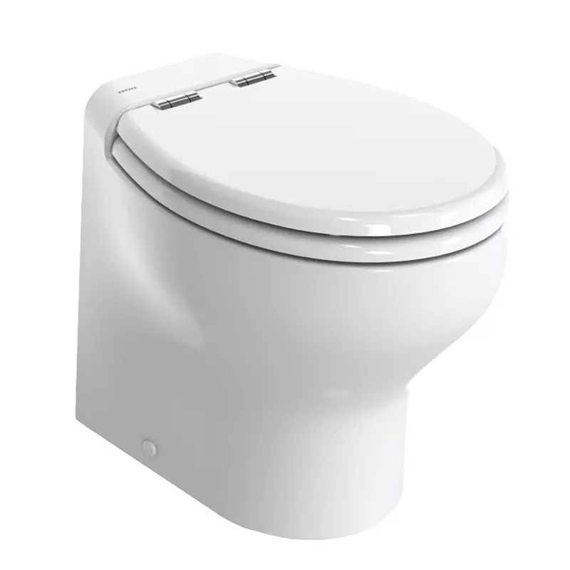 Thetford Silence Plus 2G Toilet – High Height, White, Wood-Polyester Soft-Close Seat, 12V Dc [T-S2G012Nw/D00C00] 1
